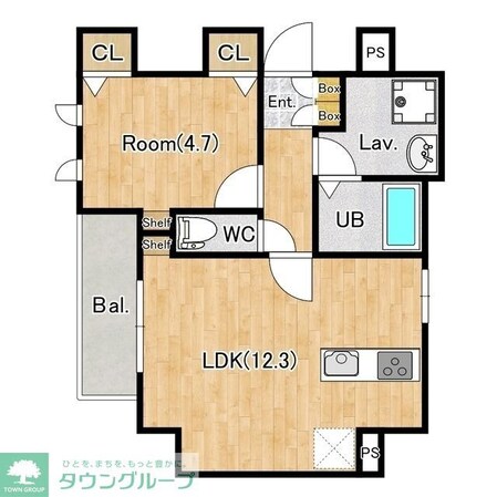 ジーグランデ森下の物件間取画像